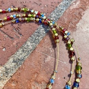 Colorful Bead Wire Necklace
